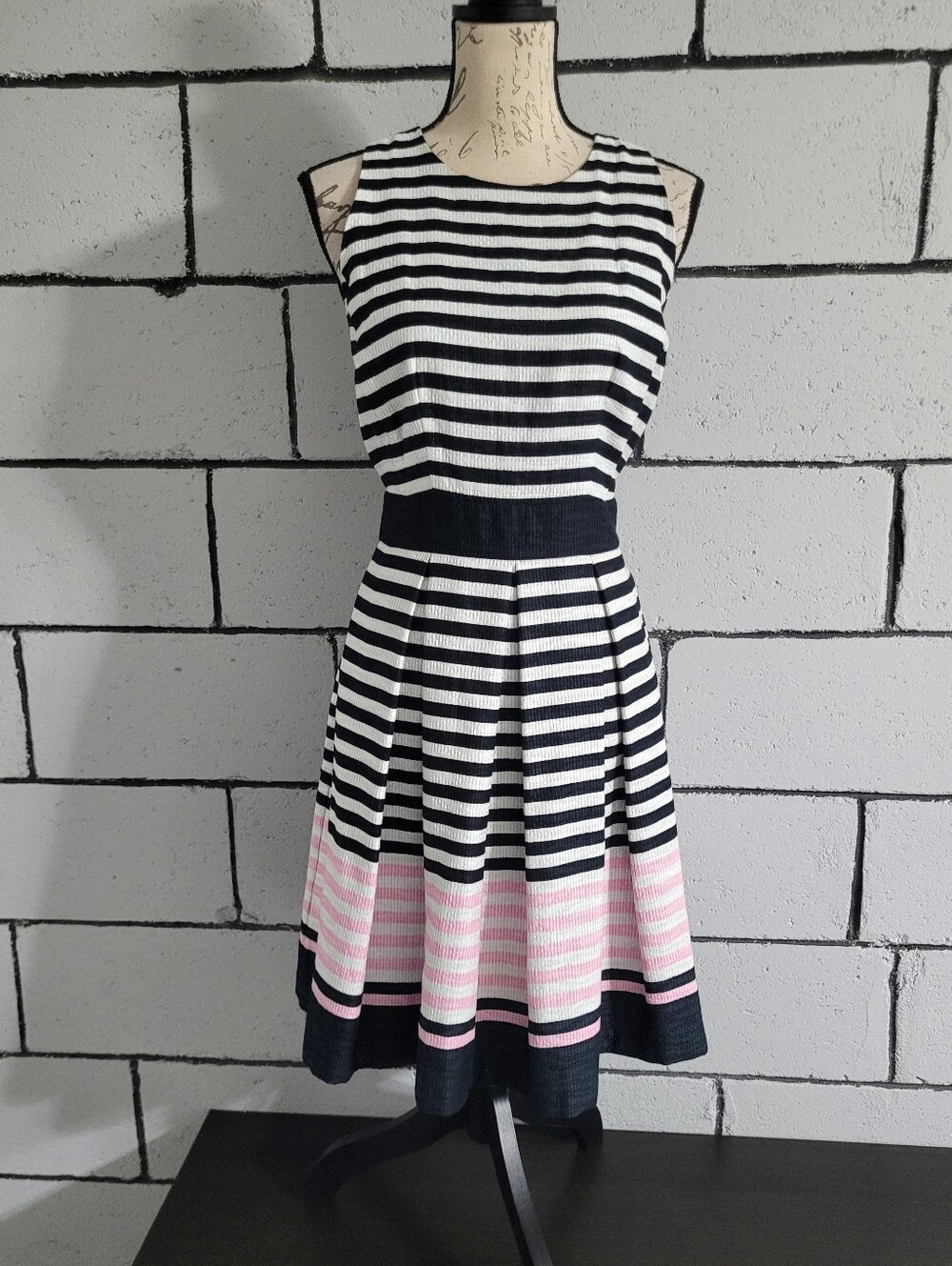 BUNDLE SALE! Just Taylor Striped Fit-&-Flare Dress Sz 8